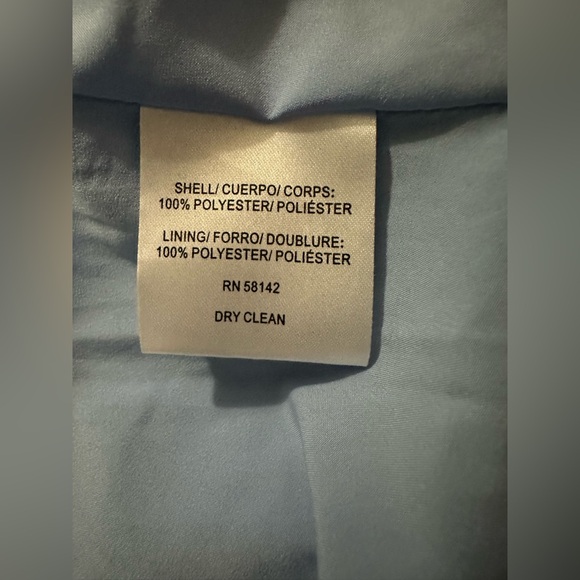 Gal Meets Glam Long Sleeve Kelsey A-line Mini Dress in Periwinkle Floral - Picture 12 of 13